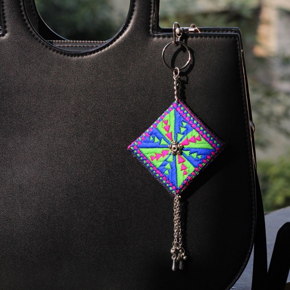 Phulkari Keychain